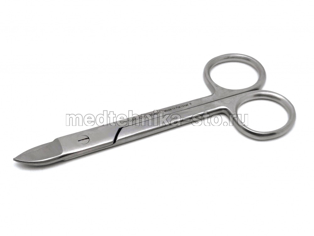 Ножницы для коронок вертикально-изогнутые, 125 мм Surgicon