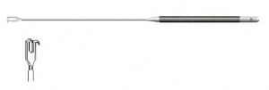 Крючок-ретрактор м/х 2-зубый, 200 мм, р.ч. 3,3 мм