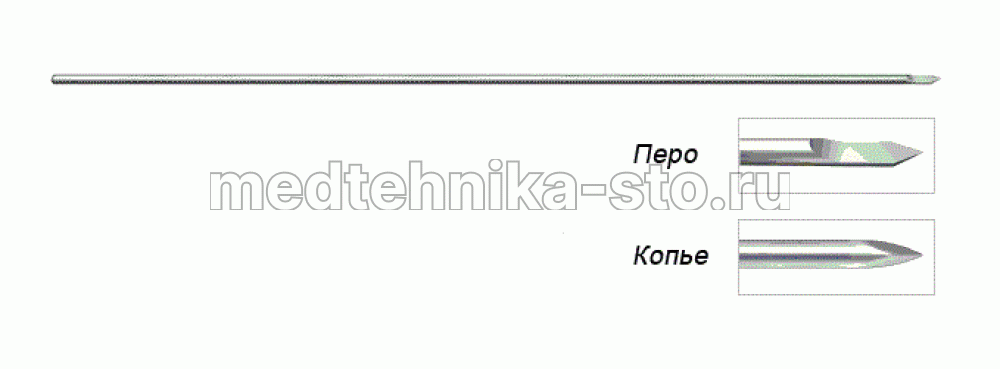 Спица Киршнера гладкая 2,0х400 мм
