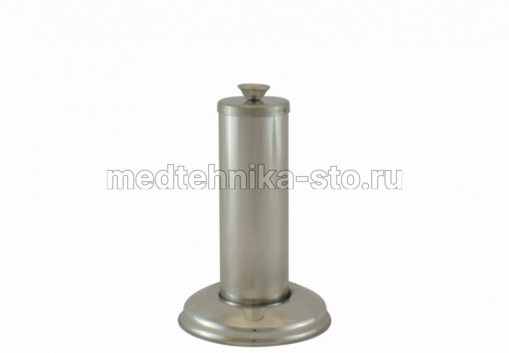 Стакан медицинский 40х130 с основанием с крышкой